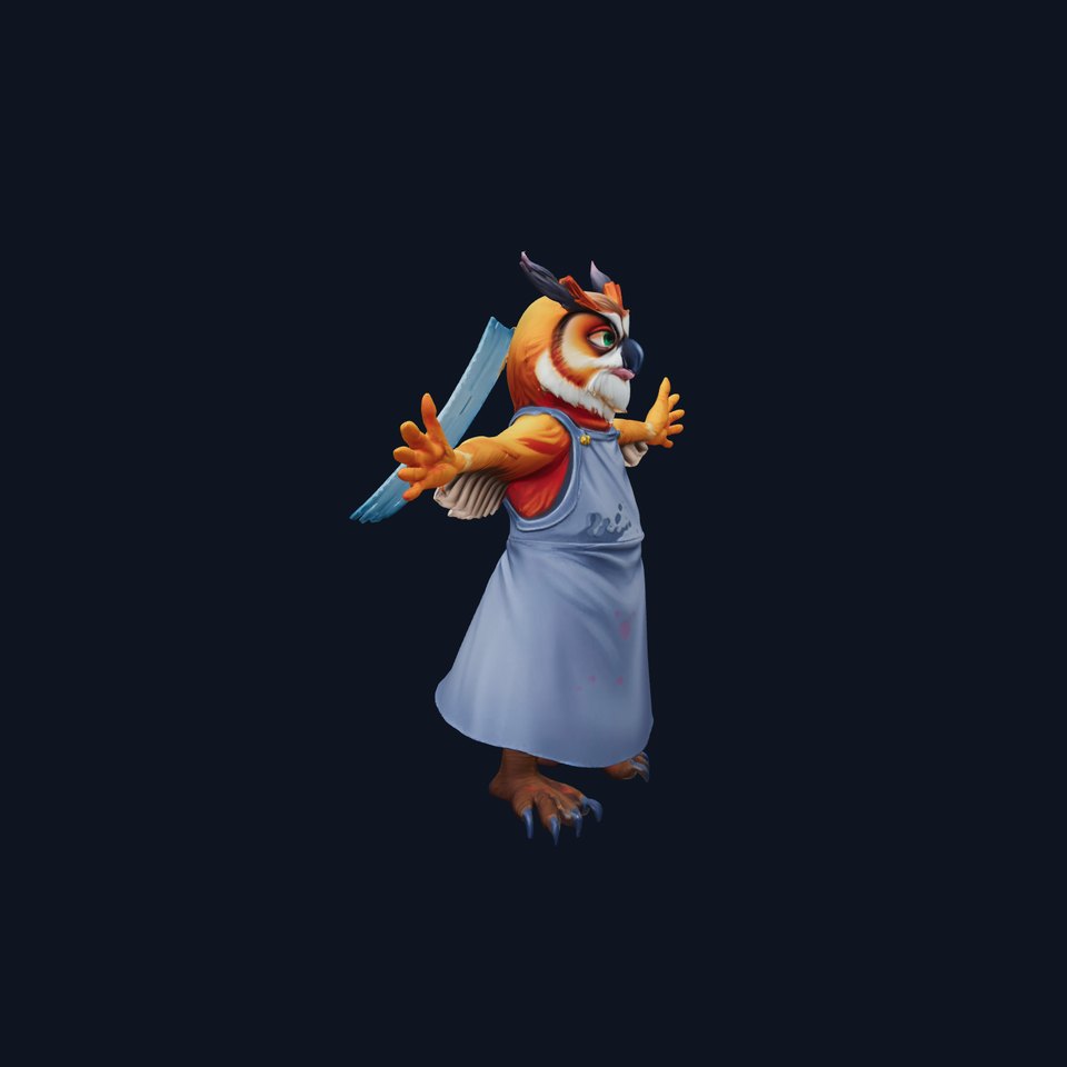Charming Owl Chef model pack